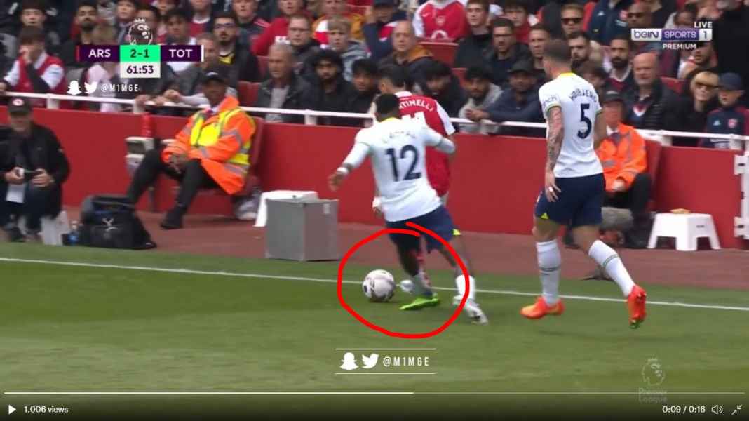Emerson Royal foul Brasil Cederai Brasil, Kartu Merah! Arsenal Ungguli Spurs dalam Derby London Utara