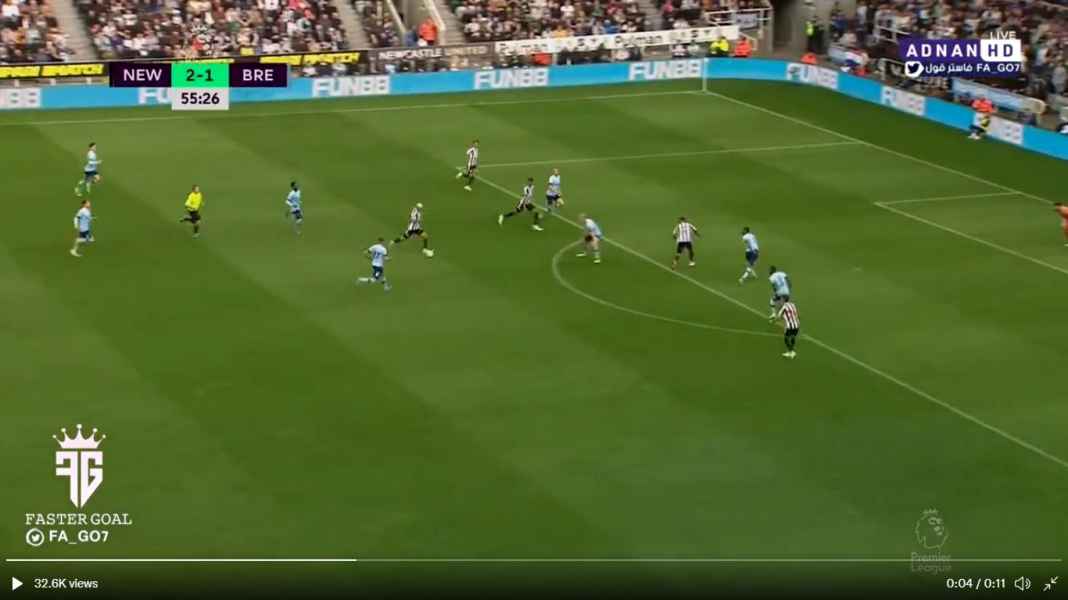 Gol Bruno Guimaraes 2 Gol Bruno Guimaraes Bawa Klub Arab Saudi Masuk Big 5 Klasemen Liga Inggris