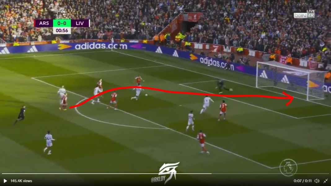 Gol Gabriel Martinelli Lagi-lagi Alexander-Arnold Bersalah, Gol 59 Detik Arsenal ke Gawang Liverpool