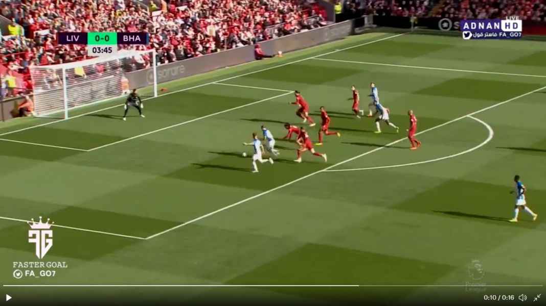 Gol Leandro Trossard Gimana Sih, Baru 3 Menit 47 detik Liverpool Sudah Kebobolan Gol Brighton