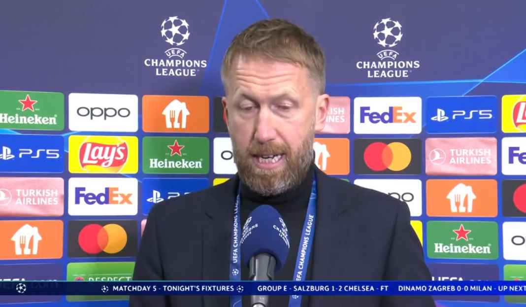 Graham Potter senang dengan keberanian Chelsea Graham Potter Berterima Kasih Pada Dua Pemain Ini Usai Chelsea Menang Tadi Malam