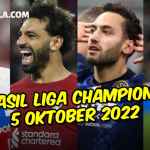 Hasil Liga Champions Tadi Malam 05102022, Inter vs Barcelona, Ajax vs Napoli, Liverpool vs Rangers - gilabola