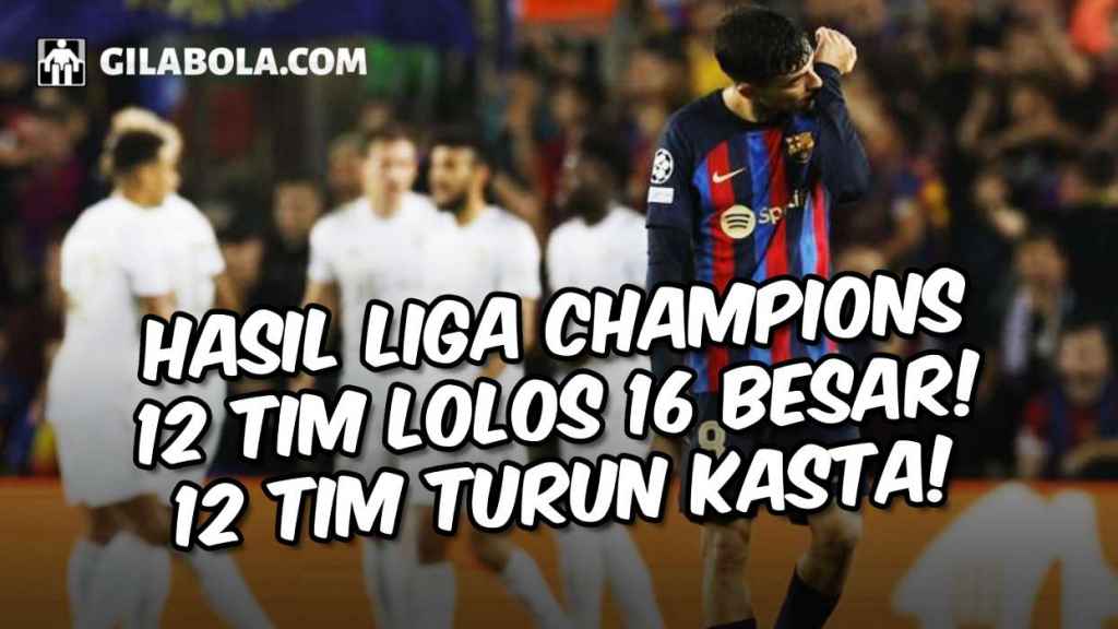 Hasil Liga Champions Tadi Malam 27102022 Barcelona vs Bayern Munchen, Ajax vs Liverpool - gilabola