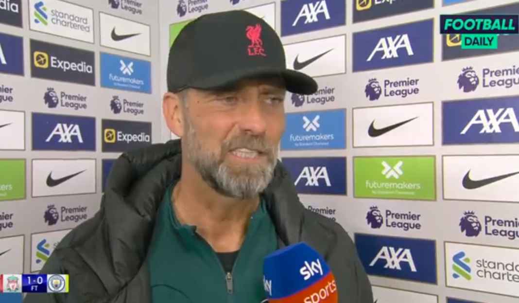Klopp jelaskan kenapa diusir Jurgen Klopp Jelaskan Kenapa Dia Diusir Wasit Selama Kemenangan Liverpool Atas Man City