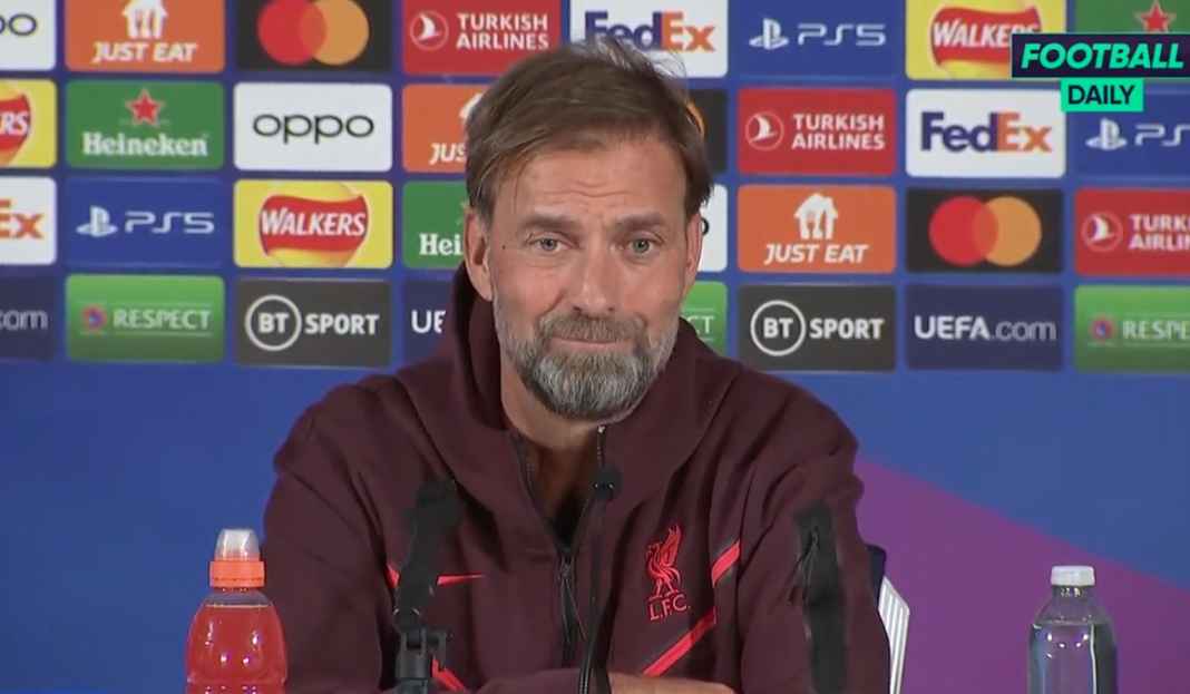 Konferensi pers Jurgen Klopp Jurgen Klopp Tersinggung Dikritik Legenda Klub Soal Liverpool Kurang Bergairah