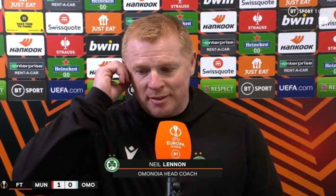 Lennon tentang kekalahan Omonia Pelatih Omonia Sesalkan Hasil Imbang Timnya, Batal Catatkan Hasil Bersejarah Klub