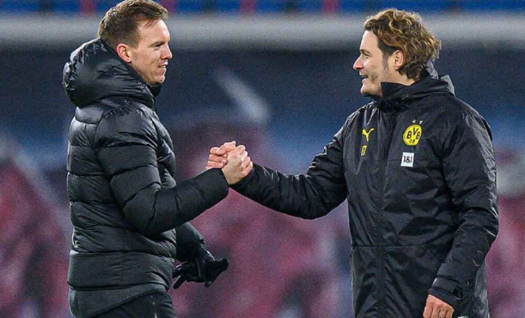 Liga Jerman, Borussia Dortmund, Bayern Munchen, Julian Nagelsmann Borussia Dortmund Tahan Imbang Bayern Munchen, Edin Terzic Bukukan Rekor atas Nagelsmann