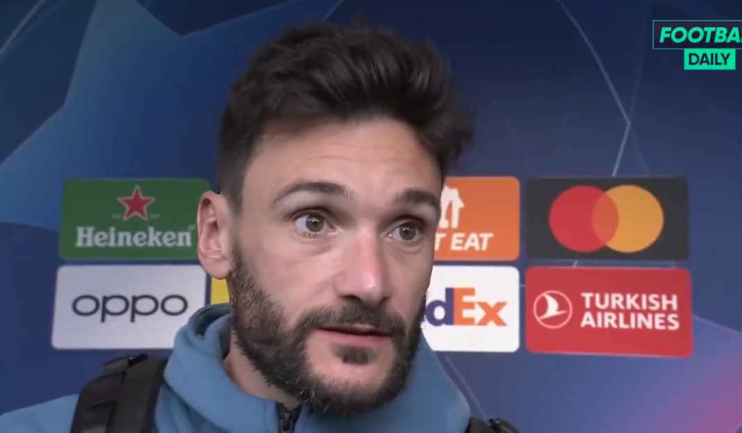 Lloris sulit terima hasil imbang Hugo Lloris Sesalkan Kontroversi VAR Tunda Tiket 16 Besar Bagi Tottenham Hotspur