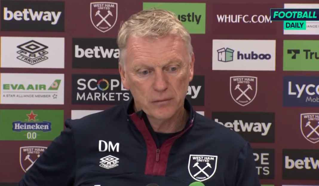 Moyes tolak komentari Man Utd David Moyes Konfirmasi Jarrod Bowen Absen vs Man Utd, Bahas Situasi Cristiano Ronaldo