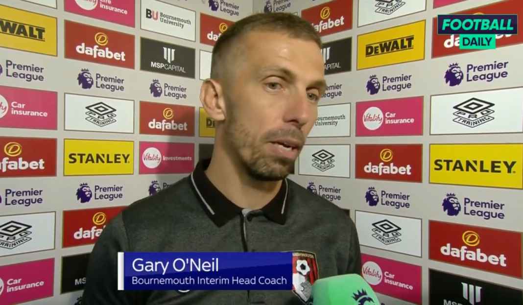 O'Neil tentang lima laga tak terkalahkan Bournemouth Gary O'Neil Puji Mentalitas Bournemouth Usai Menang Comeback Atas Leicester City