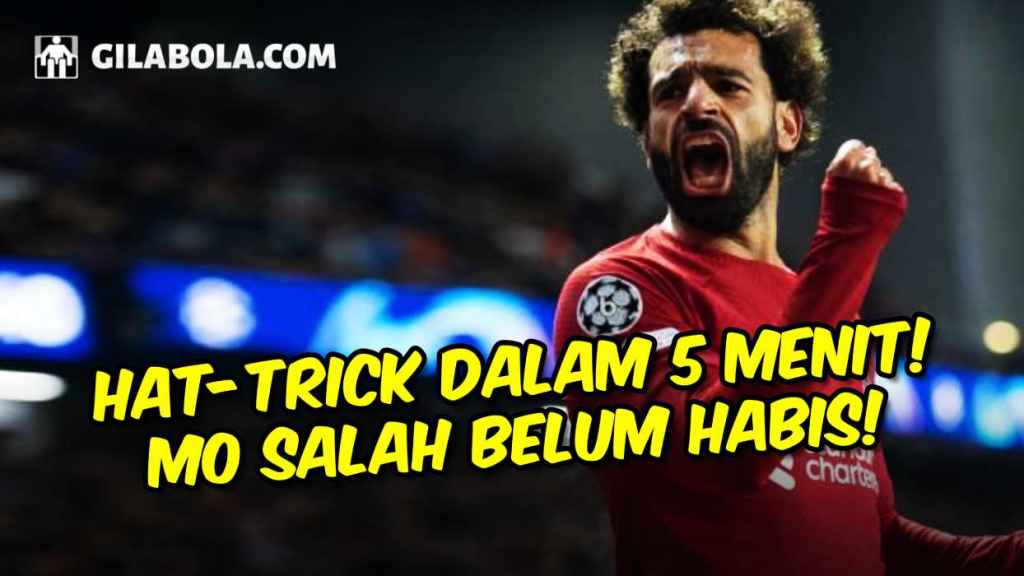 Pesta Gol Liverpool dan Rekor Hat-trick Mohamed Salah di Liga Champions - gilabola