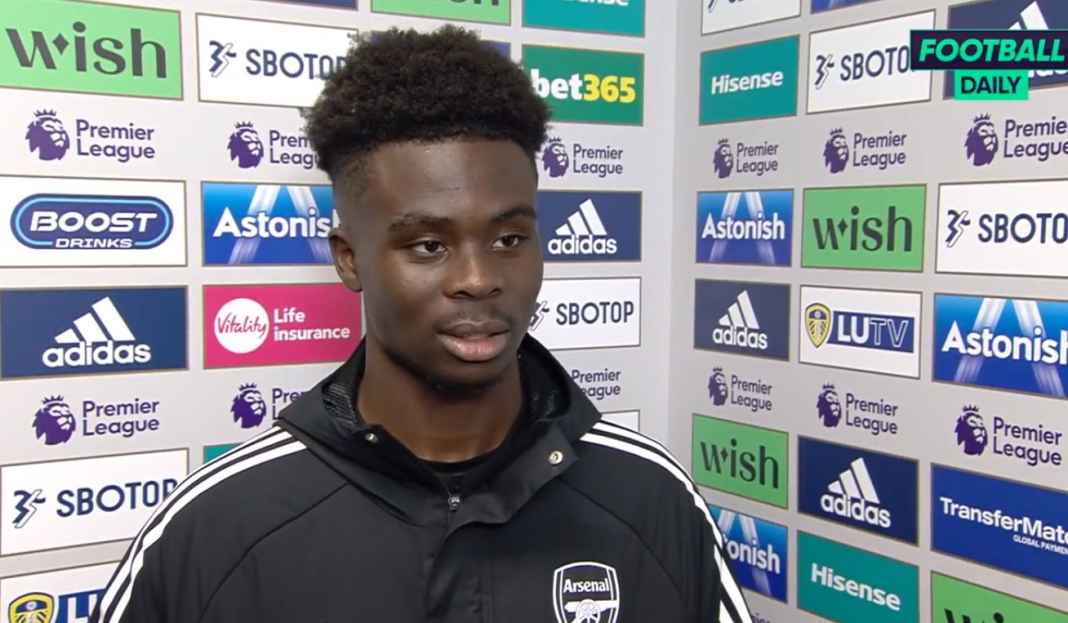 Saka tentang kemenangan Arsenal Bukayo Saka Akui Leeds United Bikin Arsenal Menderita, Senang Akhirnya Bisa Menang