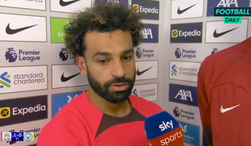 Salah sesumbar soal peluang juara Liverpool Mohamed Salah Langsung Sesumbar Liverpool Juara Usai Kalahkan Manchester City
