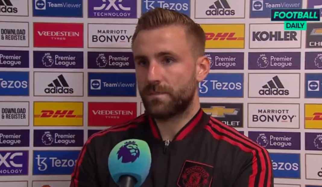 Shaw sebut MU harusnya bisa menang Luke Shaw Sebut Manchester United Harusnya Bisa Menang Dalam Laga Mereka Kontra Newcastle