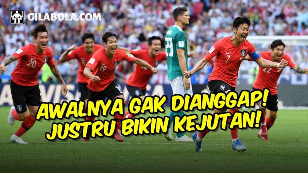 daftar negara tim underdog di sejarah piala dunia - gilabola