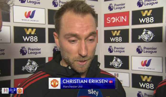 Cetak Gol ke Gawang Fulham, Eriksen Mengaku Berhutang Banyak Gol Pada Man United