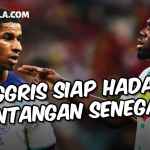 Timnas Inggris akan menghadapi Senegal di babak 16 besar Piala Dunia 2022, masih jadi pertanyaan apakah Sadio Mane bisa dimainkan.