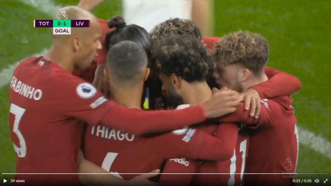 Liverpool Liverpool Ungguli Tottenham, Mo Salah Sudah 4 Pertandingan Beruntun Cetak Gol