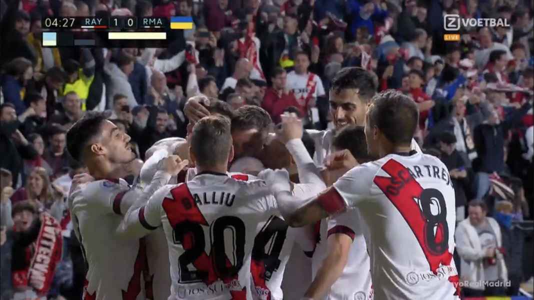 Rayo Vallecano Real Madrid Tertinggal Satu Gol Oleh Tim yang Pernah Mereka Kalahkan 10-2!