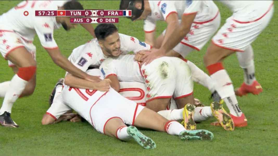 Tunisia lawan Perancis Kasihan Tunisia, Cuma 2 Menit Lolos ke 16 Besar Piala Dunia, Habis Itu Merosot Lagi ke Urutan 3 Grup D
