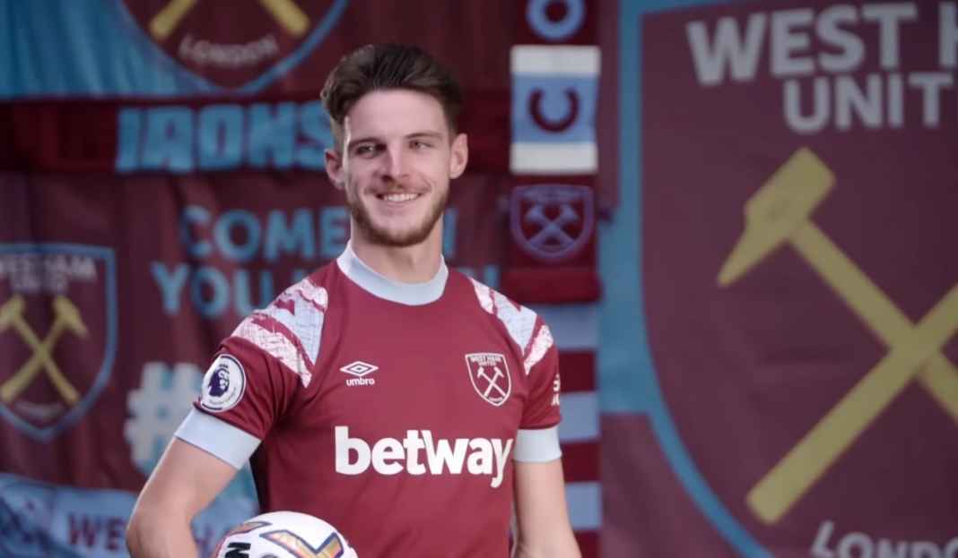 Declan Rice, West Ham United Declan Rice, West Ham United