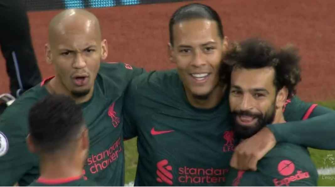 Fabinho, Virgil van Dijk, Mo Salah, Liverpool Hasil Aston Villa vs Liverpool, Darwin Nunez Buang-buang 6 Peluang Emas