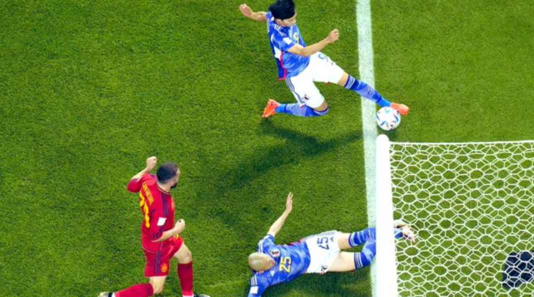 Gol kedua Jepang kontra Spanyol Masih Ada 1 atau 2 Milimeter! Alasan Bola Out Jepang Disahkan Sebagai Gol
