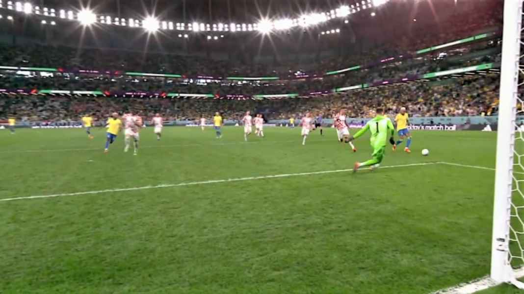 Percobaan gol Neymar, Brasil Hasil Kroasia vs Brasil