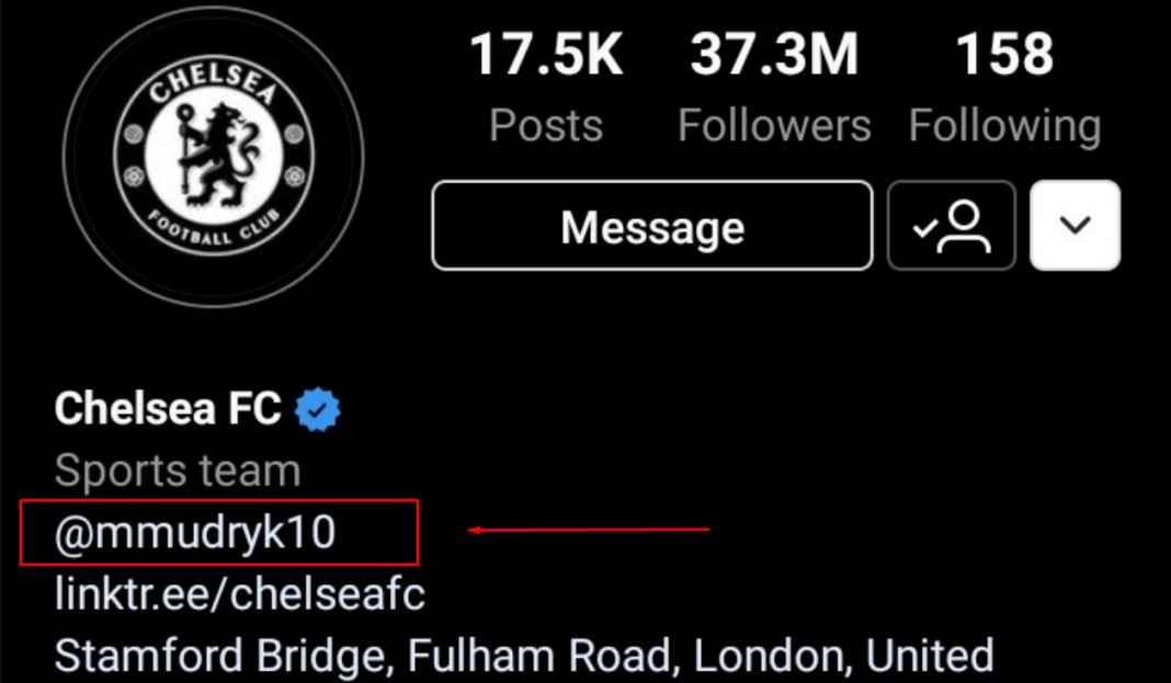 Chelsea masukkan nama Mudryk di bio Chelsea Bisa Punya Total 14 Penyerang Usai Transfer Mudryk, Banyak Pemain Harus Dibuang!