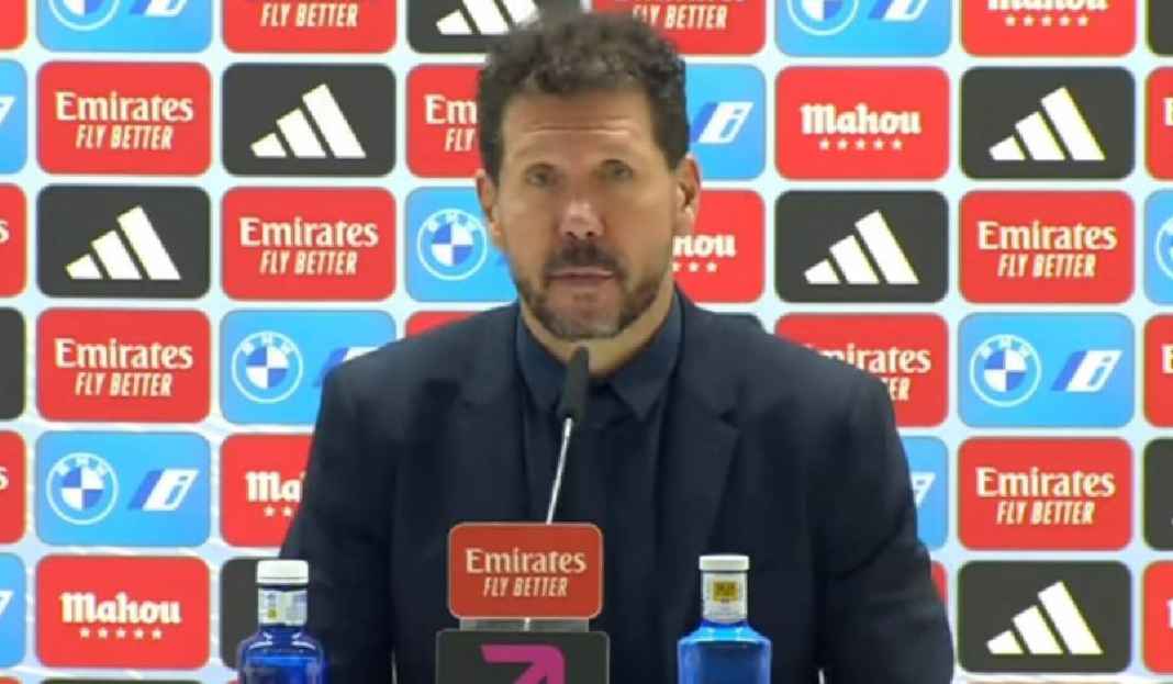 Diego Simeone Konferensi Pers Usai Laga Lawan Real Madrid Atletico Madrid Tersingkir dari Copa del Rey, Bagaimana Nasib Diego Simeone?