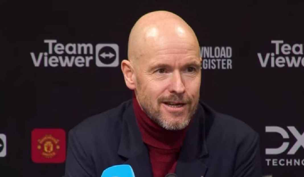 Erik ten Hag Sedang Konferensi Pers Manchester United Pelan-pelan Meledak, Erik ten Hag Dipuji Mantan Asisten Guardiola!