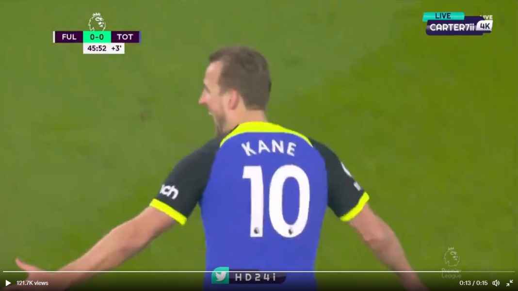 Harry Kane mencetak gol lawan Fulham Tottenham Hotspur Musti Diancam Dulu Baru Bisa Menang