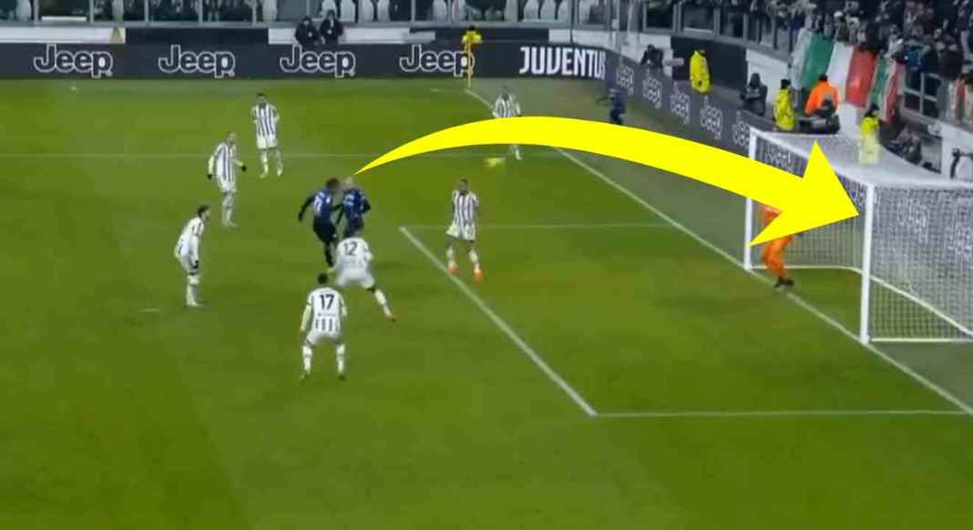 Juventus vs Atalanta, gol Ademola Lookman Juventus vs Atalanta, gol Ademola Lookman