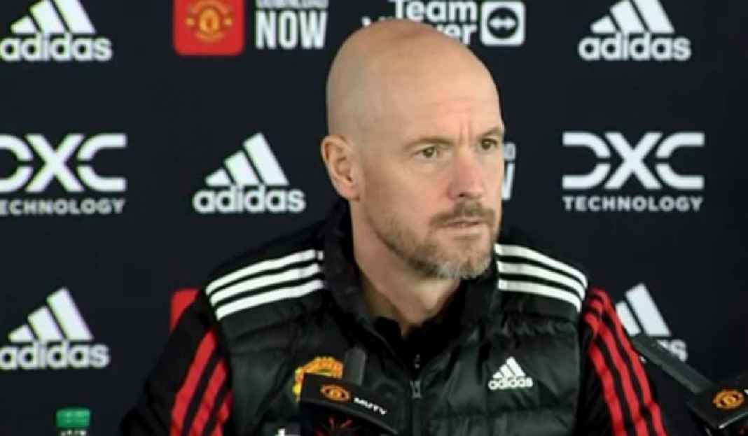 Konferensi Erik ten Hag Jelang Hadapi Nottingham Erik ten Hag Sesumbar Bisa Berikan Trofi untuk Fans Manchester United