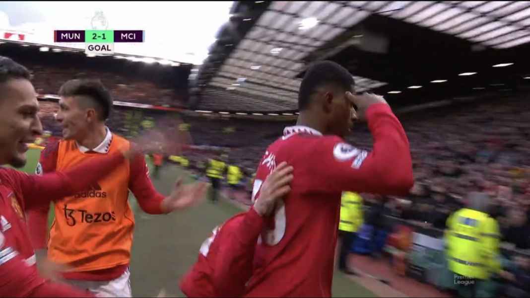Marcus Rashford, Manchester United menang Manchester United Menang! Selisih Satu Poin di Bawah Sang Juara Bertahan