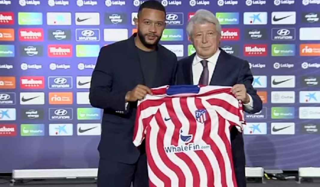 Memphis Depay Resmi Gabung ke Atletico Madrid Resmi Gabung ke Atletico Madrid, Memphis Depay Janji Tak Bikin Kecewa
