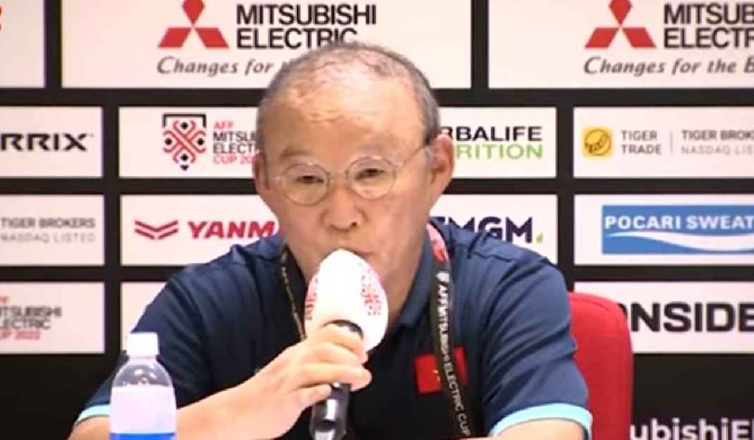 Park Hang-seo Sedang Konferensi Pers Usai Laga Indonesia vs Vietnam Komentar Sombong Park Hang-seo Usai Vietnam Tahan Imbang Timnas Indonesia