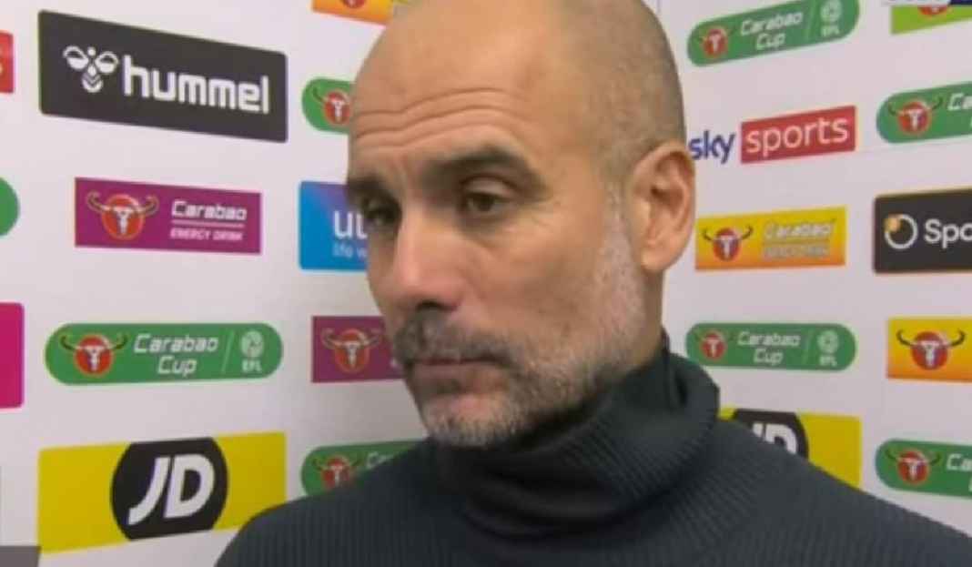 Pep Guardiola Lakukan Wawancara Usai Manchester City Tersingkir di Piala Liga Pep Guardiola Terima Manchester City Kehilangan Satu Gelar