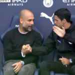 Pep Guardiola, Mikel Arteta, Manchester City