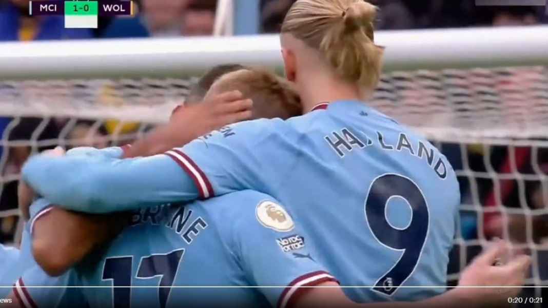Perayaan gol Erling Haaland lawan Wolves Daftar 9 Tim Liga Inggris yang Koleksi Golnya Lebih Dikit Daripada Erling Haaland