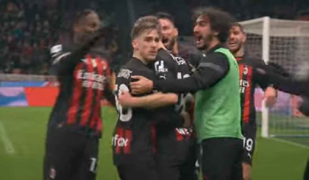Selebrasi Pemain AC Milan Lawan AS Roma Gawat Nih, AC Milan Bisa Sulit Pertahankan Trofi Serie A