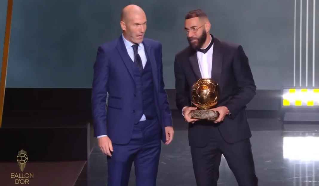 Zidane dan Benzema di penghargaan Ballon d'Or Update Transfer Juventus 8/1/2023 : Boyong Zinedine Zidane dan Karim Benzema Sekaligus