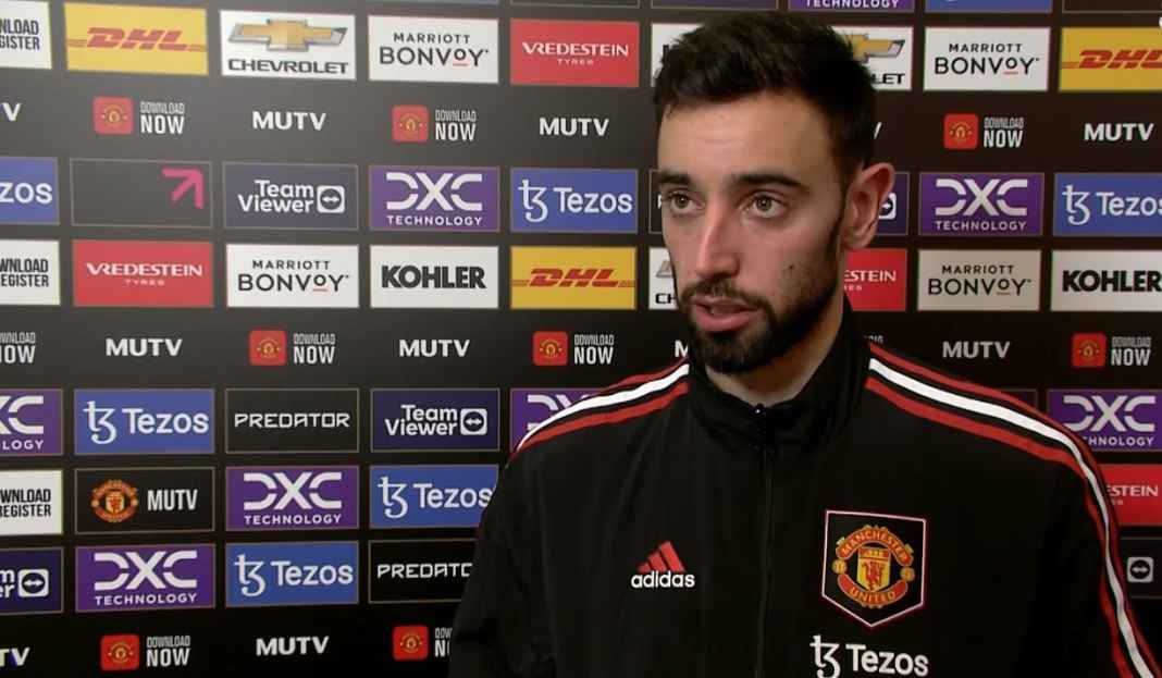 Bruno Fernandes tentang hasil imbang Manchester United Bruno Fernandes Sebut Manchester United Buang Peluang Untuk Raih Tiga Poin