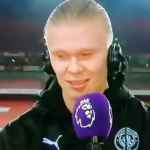 Reaksi Erling Haaland Usai Bantu Manchester City Bekuk Arsenal