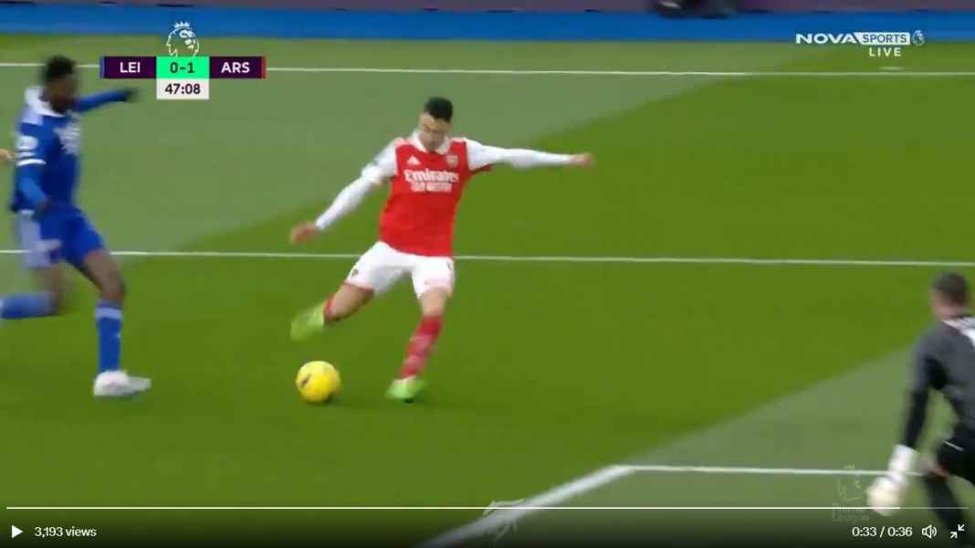 Gabriel Martinelli Gol Nomor 9 Dari Gabriel Martinelli, Jauhkan Selisih Jarak Arsenal Dari Manchester City