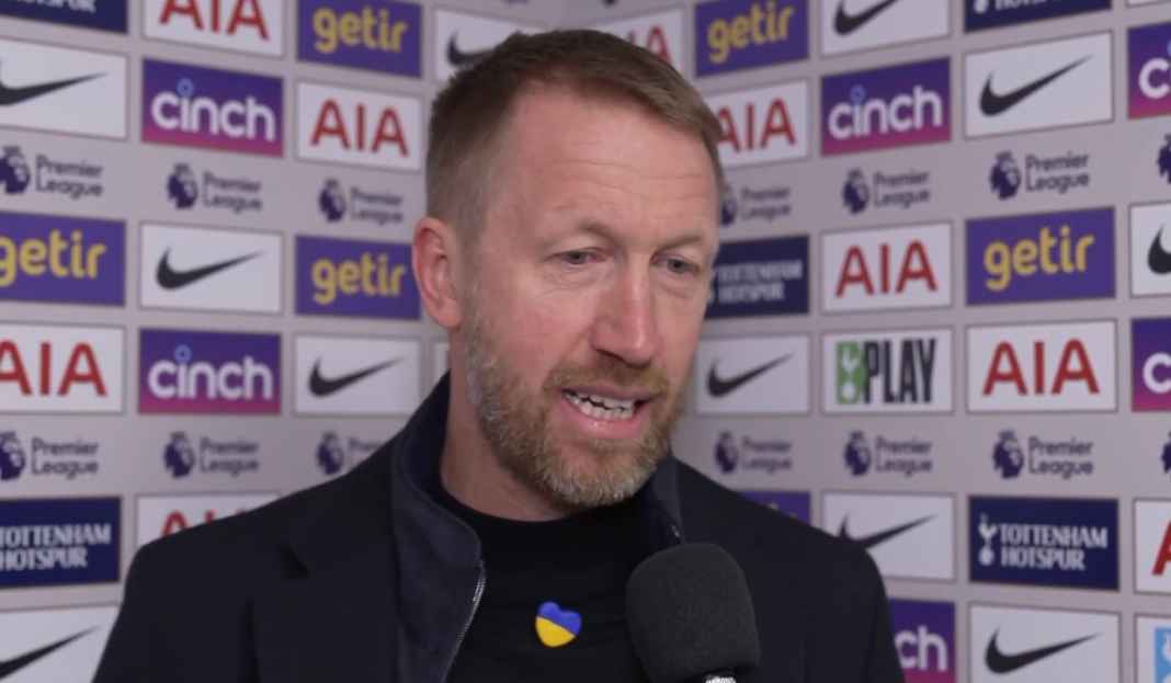 Graham Potter usai kekalahan Chelsea Graham Potter Sesali Performa Chelsea di Babak Kedua Usai Dikalahkan Tottenham