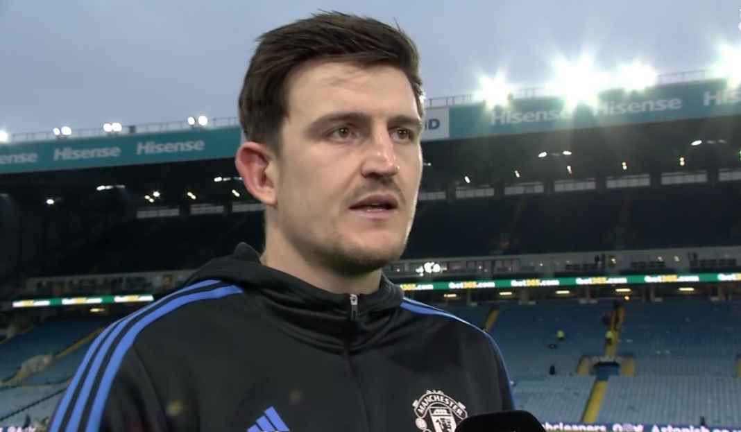 Harry Maguire usai kemenangan Manchester United Harry Maguire Tegaskan Kepentingan Tim Manchester United di Atas Diri Sendiri