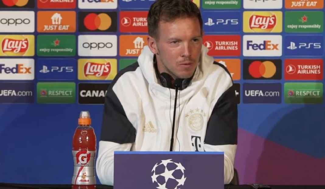 Julian Nagelsmann Sedang Konferensi Pers Jelang Kontra PSG Julian Nagelsmann Ogah Blunder Lawan PSG di Liga Champions