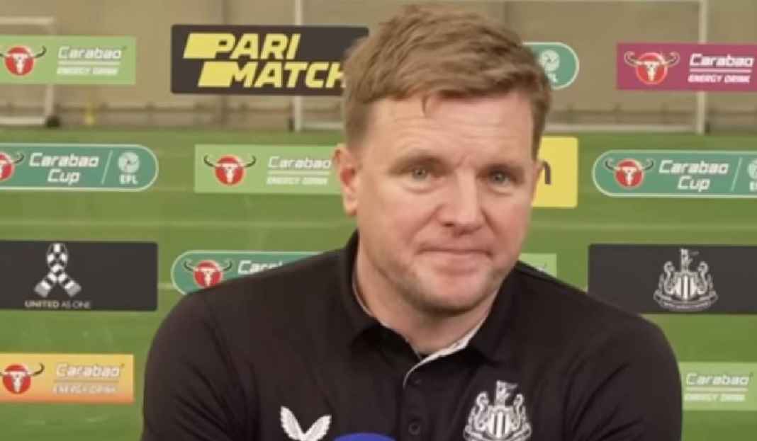 Konferensi Pers Eddie Howe Jelang Laga Final Piala Liga Eddie Howe Harap Final Piala Liga Bukan yang Terakhir untuk Newcastle United