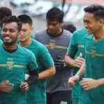 Latihan Persebaya Jelang Menjamu PSS Sleman